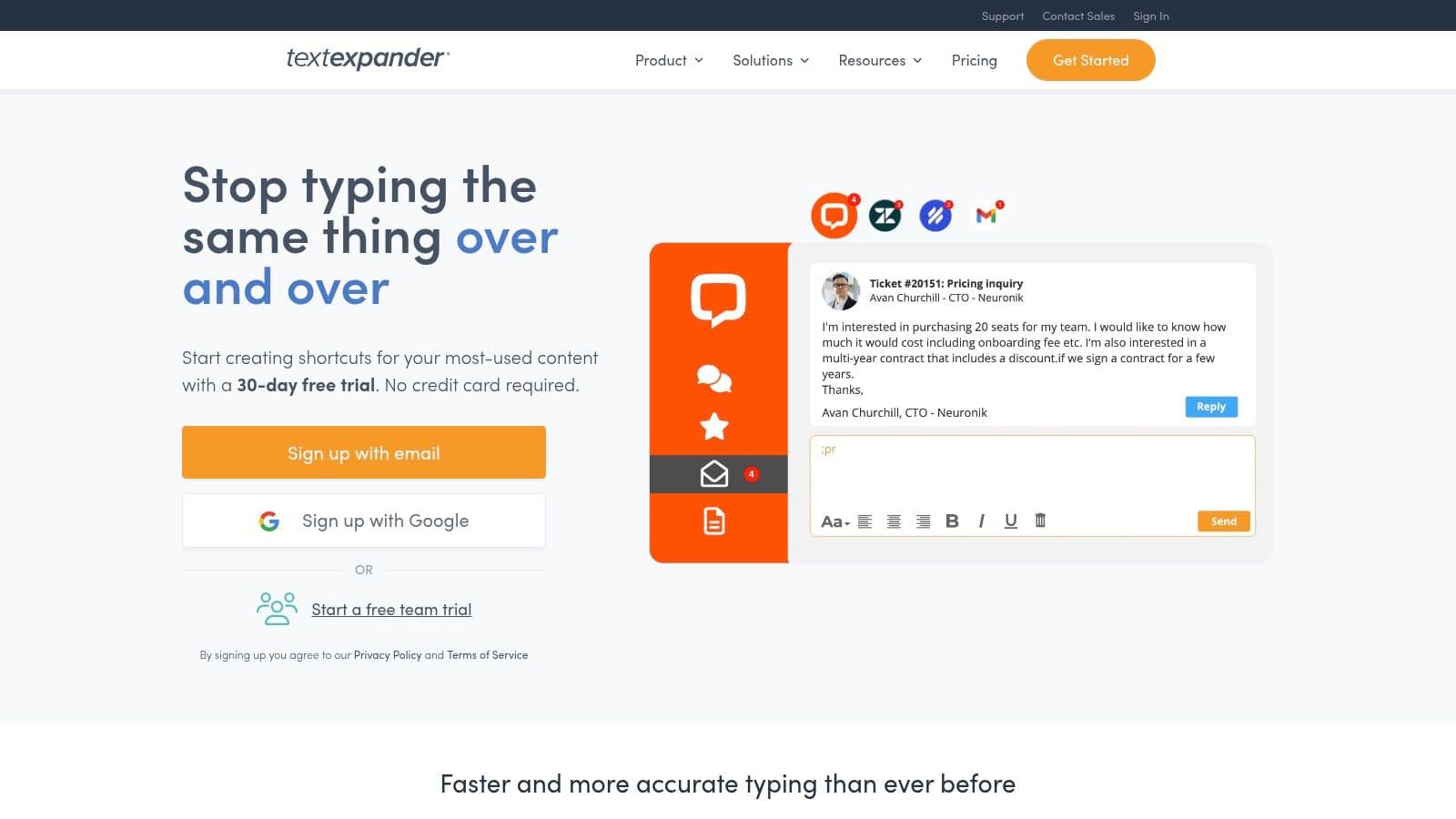 TextExpander Website